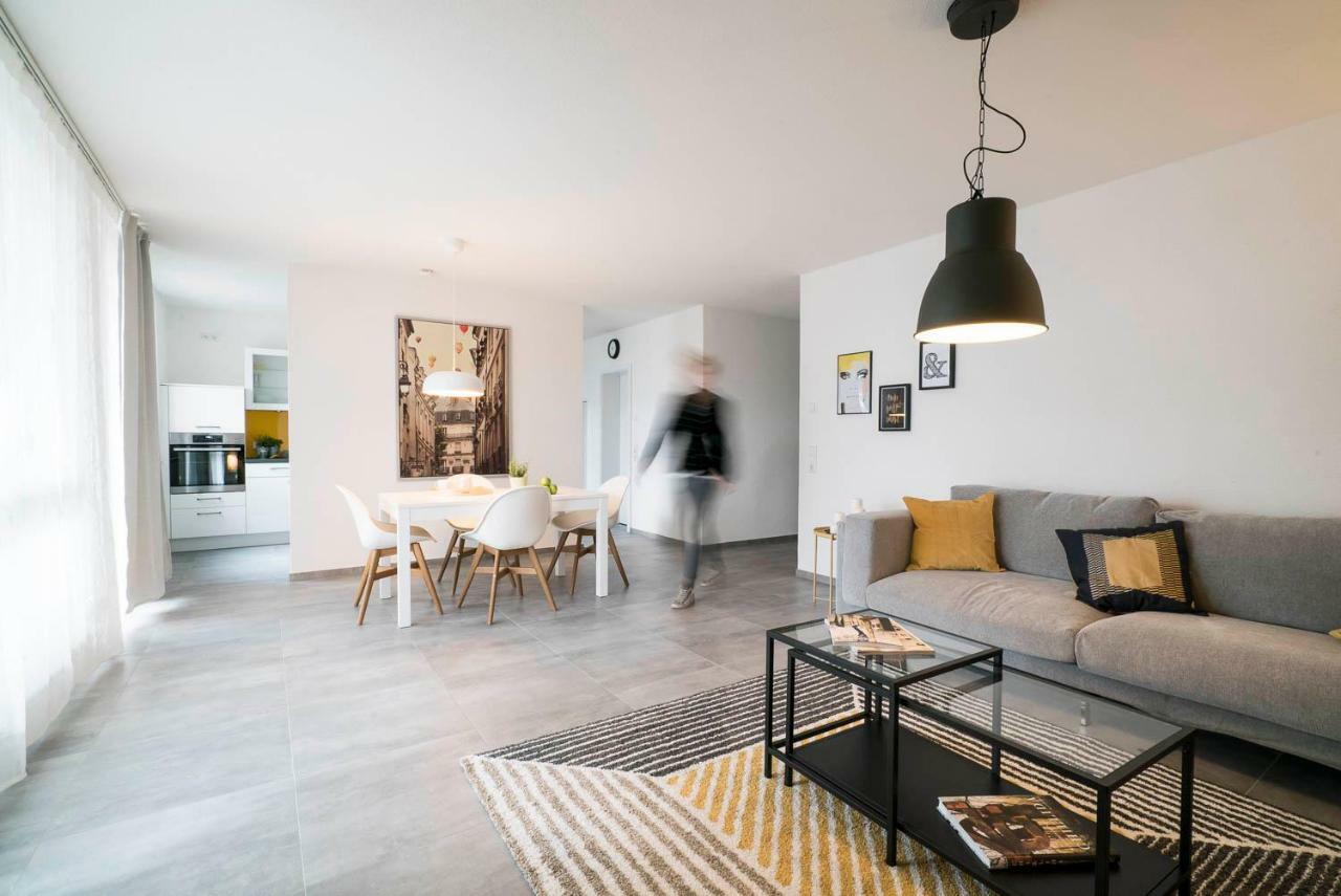 Apartwehr Business&Ferien Apartment Gelb Exteriör bild
